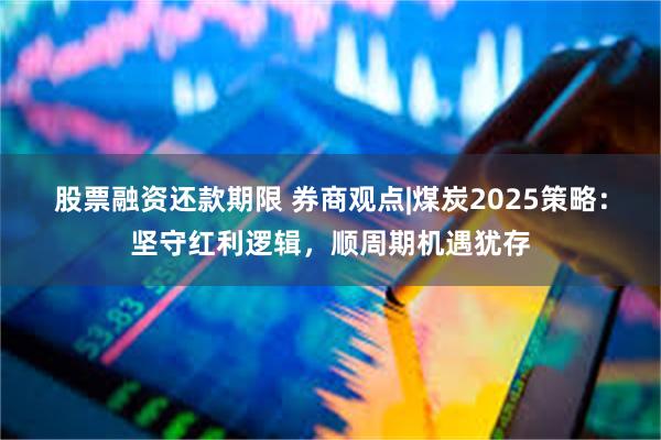 股票融资还款期限 券商观点|煤炭2025策略：坚守红利逻辑，顺周期机遇犹存